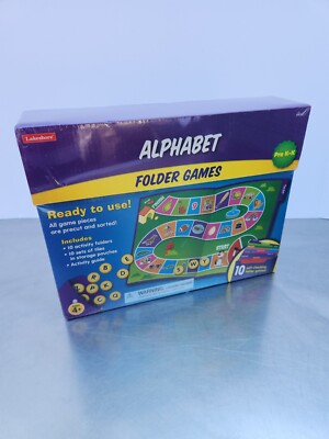 Lakeshore ALPHABET Folder Games Pre K-K