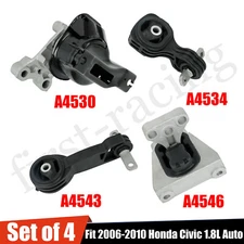 Engine Motor & Trans Mount Set 4PCS For 2006-2010 Honda Civic 1.8L Auto Trans.