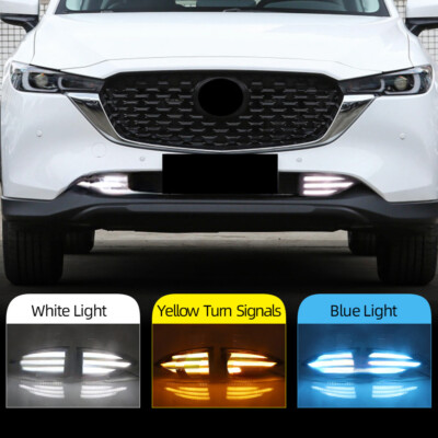 CX-5 ライト For Mazda CX-5 CX5 2022-2023 LED DRL Daytime Running Lights Fog