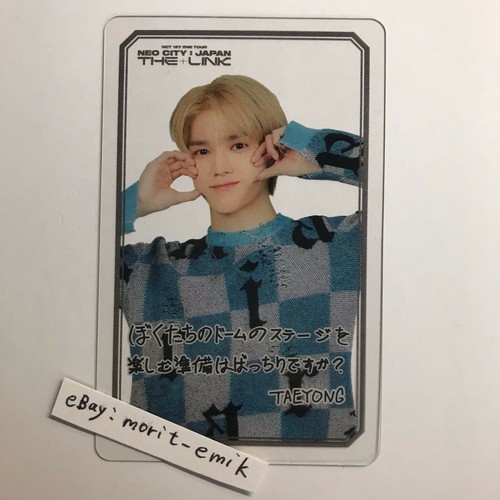 TAEYONG NCT 127 2ND TOUR NEO CITY JAPAN THE LINK Tarjeta Fotográfica Transparente Oficial DOME - Imagen 3 de 12