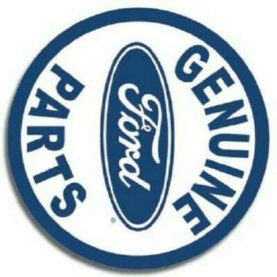 Ford Genuine Parts Round Logo Dealer Service Retro Wall Decor