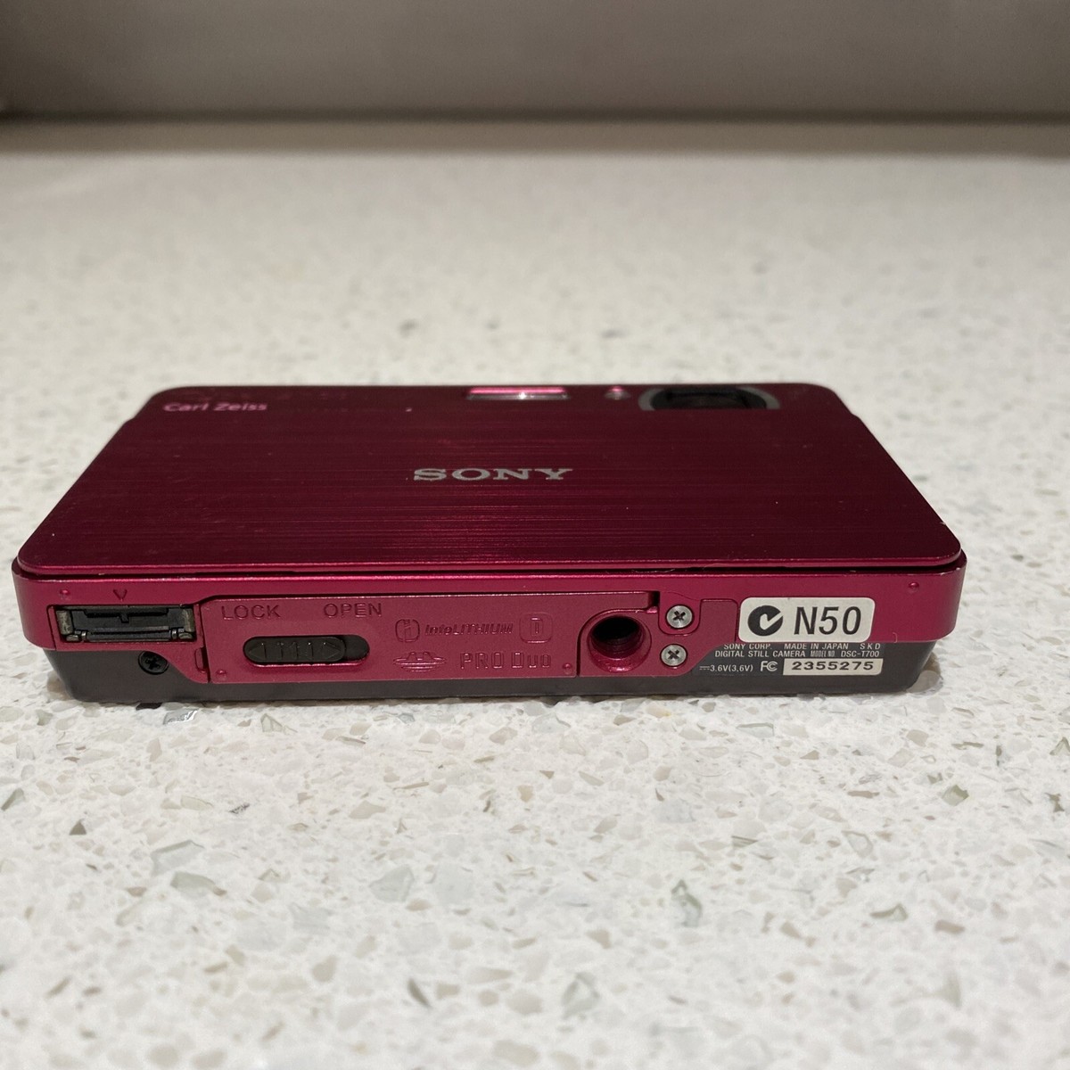 SONY Cyber-shot DSC-T700 Digital Camera - Pink (with Genuine