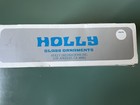 6 Holly vintage glass ornaments, gold, silver, blue, green — photo 4
