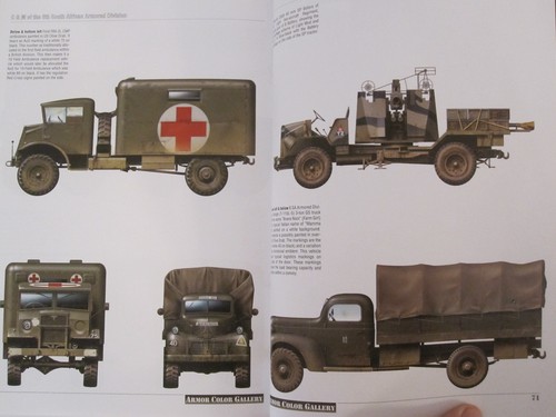 Camouflage and Markings of the 6th South African Armored Division. Part 2: Wheel - Picture 4 of 4
