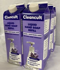 Cleancult, Liquid Hand Soap Refills, Lavender, 32 Oz, Lot of 6