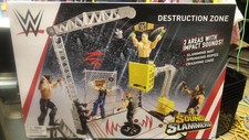 wwe sound slammers destruction zone playset