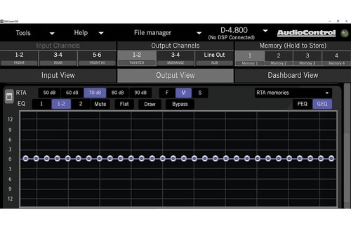AudioControl D-6.1200 Amplificador Coche 6 Canales Procesamiento Señal Digital Amplificador DSP - Imagen 5 de 9