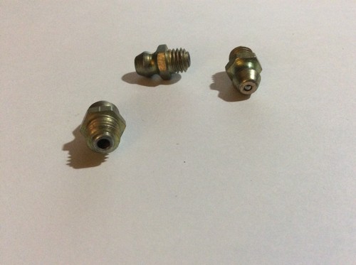 NUOVO VECCHIO STOCK 10 x Lumatic HF4 grasso idraulico nipplo dritto 1/4 BSF LUMHF4 - Foto 5 di 6