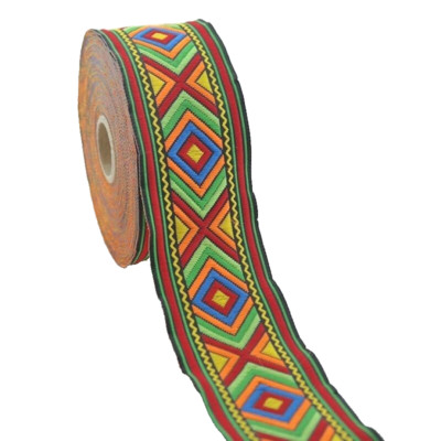 10m Borte Gewebt/Webband  50mm Breit Aztek-Ethno (Art-Nr:50971)