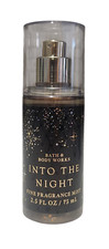 NEW BATH  BODY WORKS INTO THE NIGHT FINE FRAGRANCE BODY MIST 2.5 OZ TRAVEL SIZE