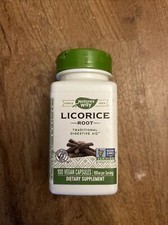 Nature's Way Licorice Root 450 mg 100 Veg Caps Exp:11/28