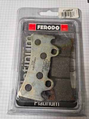 FERODO 2 Pastiglie SEMIMETALL per Pinza Freno Performance Machine 125x6 6-Piston
