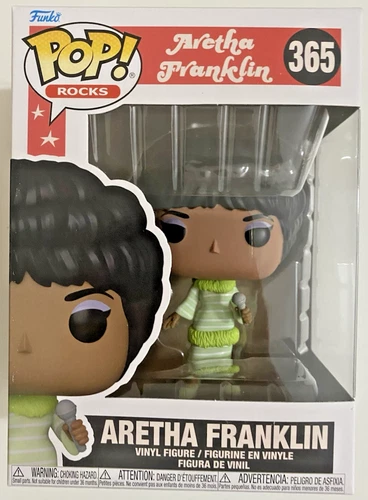 Funko POP! Rocks Vinyl Figure ARETHA FRANKLIN (Green Dress) #365