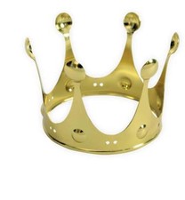 Krone Gold klassisch Metallkrone Krönchen Prinzessinnenkrone 126192413F