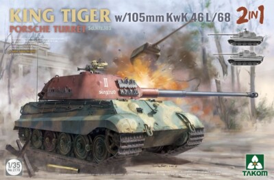 TAKOM 2178 1/35 Sd.Kfz.182 King Tiger w/105mm KwK 46L/68