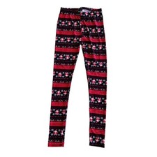 Santa/Christmas Holiday Winter Print Patterned Women  s Leggings Lounge Pants S
