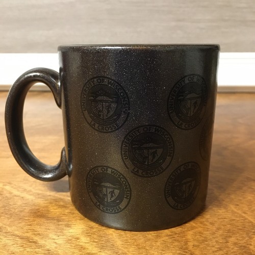 University of Wisconsin La Crosse Mug Made in England Graphite Coffee Tea Cup - Picture 3 of 6