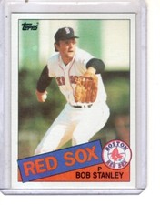 1985 Topps - #555 Bob Stanley Boston Red Sox baseball card 