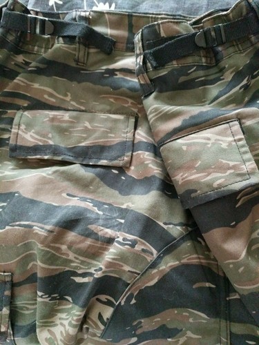Rothco BDU Tiger BDU Pants Adjustable Waist 39"-43" XL Ships Free - Picture 6 of 7