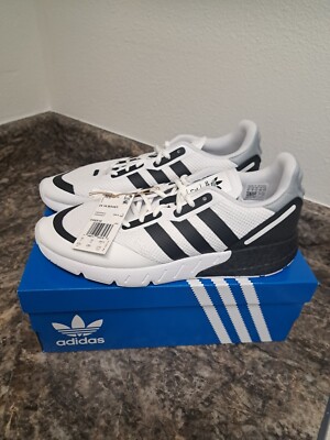 Adidas originals Zx 1K Boost Men's Sneaker White FX6510 Shoes. Size 10.5....