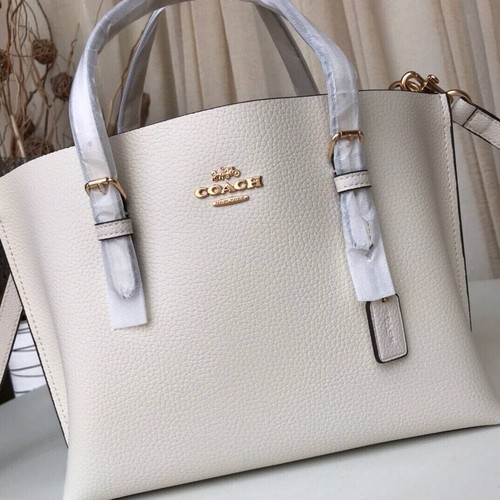 COACH CR293 Mollie Tote 25 2way Shoulder Bag 4 Colors Leather Outlet Products - Picture 3 of 27