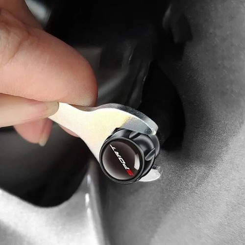 4pcs Metal Sport Car Wheel Tire Valve Stems Air Dust Cover Screw Cap Accessories - Picture 3 of 28