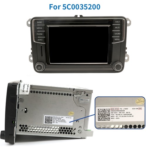 Gruesa pantalla táctil ligera de 6,5"" TDO-WVGA0633F00045 para radio de coche MIB STD2 684 200 - Imagen 6 de 8