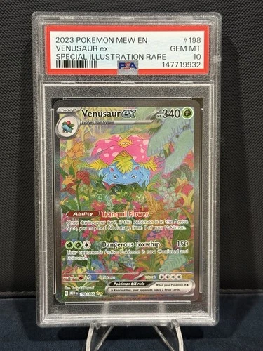 Venusaur ex 198/165 Sv: Scarlet & Violet 151 PSA 10