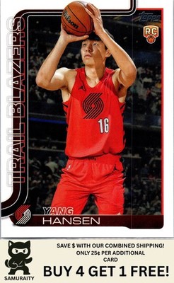 Yang Hansen 2025-26 Topps #216 Rookie Near Mint or Better
