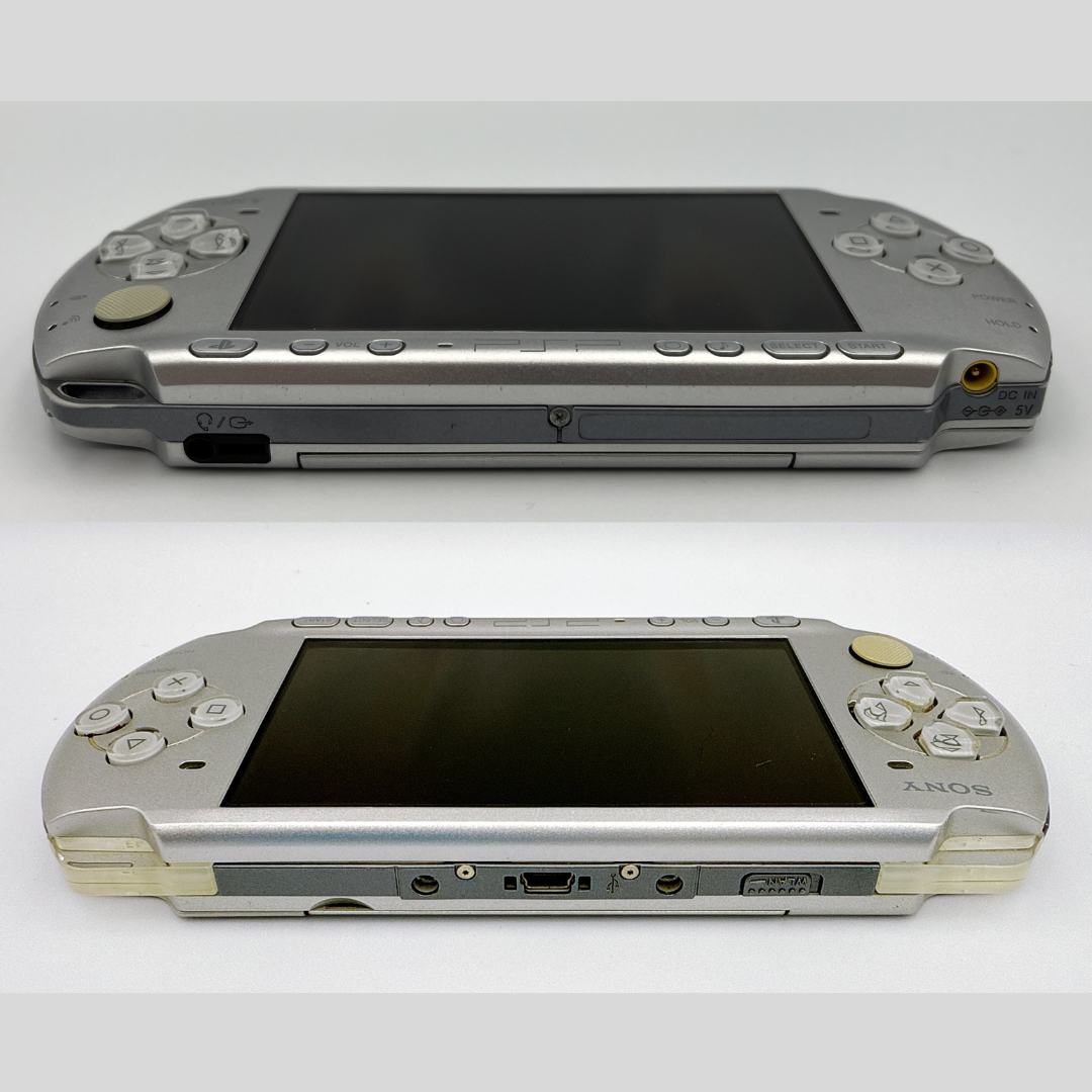 PSP3000 シルバー Sony PSP-3000 Console Silver Gundam Limited Edition Box Region