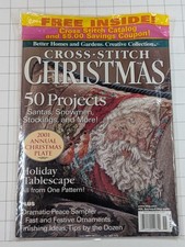 Cross Stitch Christmas 2001 Better Homes Gardens Holiday Craft Magazine