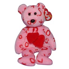 Ty Beanie Baby Hug hug - MWMT Bear 2005 Valentines