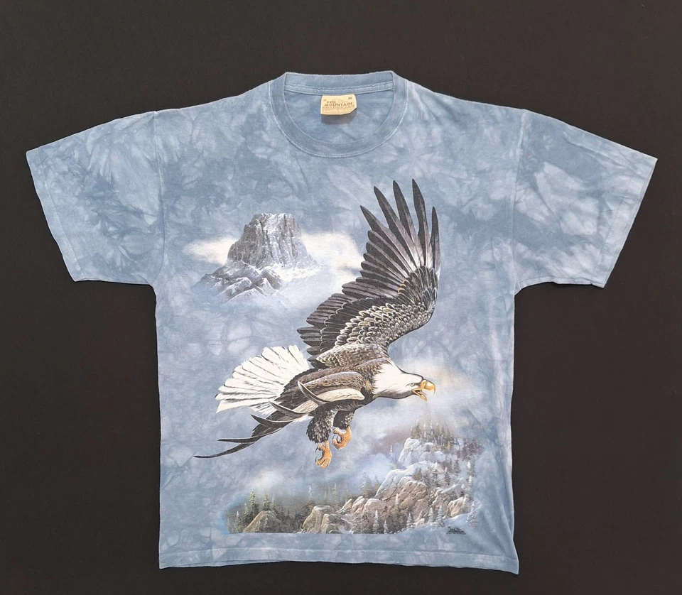 Lote de 6 camisetas vintage The Mountain, Liquid Blue Animal Tie Dye varias tallas Foto 2 de 4