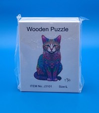 Wooden Puzzle Cat Design Item J3101 Size L