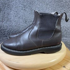 Solovair Dealer Chelsea Boots Mens Sz 9 Brown Vegetarian Leather Made in England