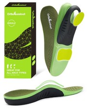 OrthoComfoot High Arch 12 Men/14 Women Insole Length 11.7 in , W1-olive