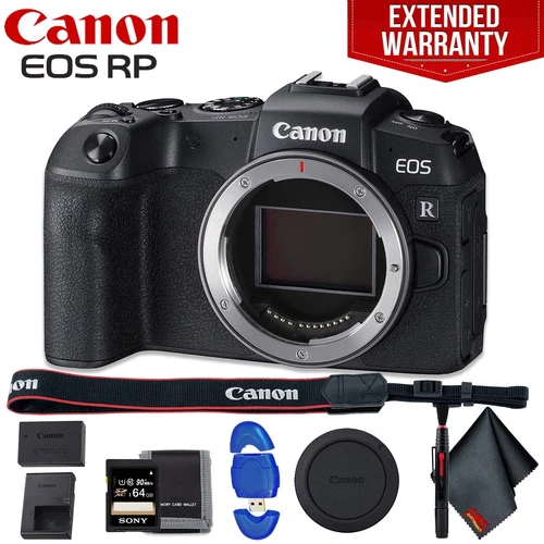 Canon EOS RP Mirrorless Digital Camera (Body Only) Includes and Memory Card Kit