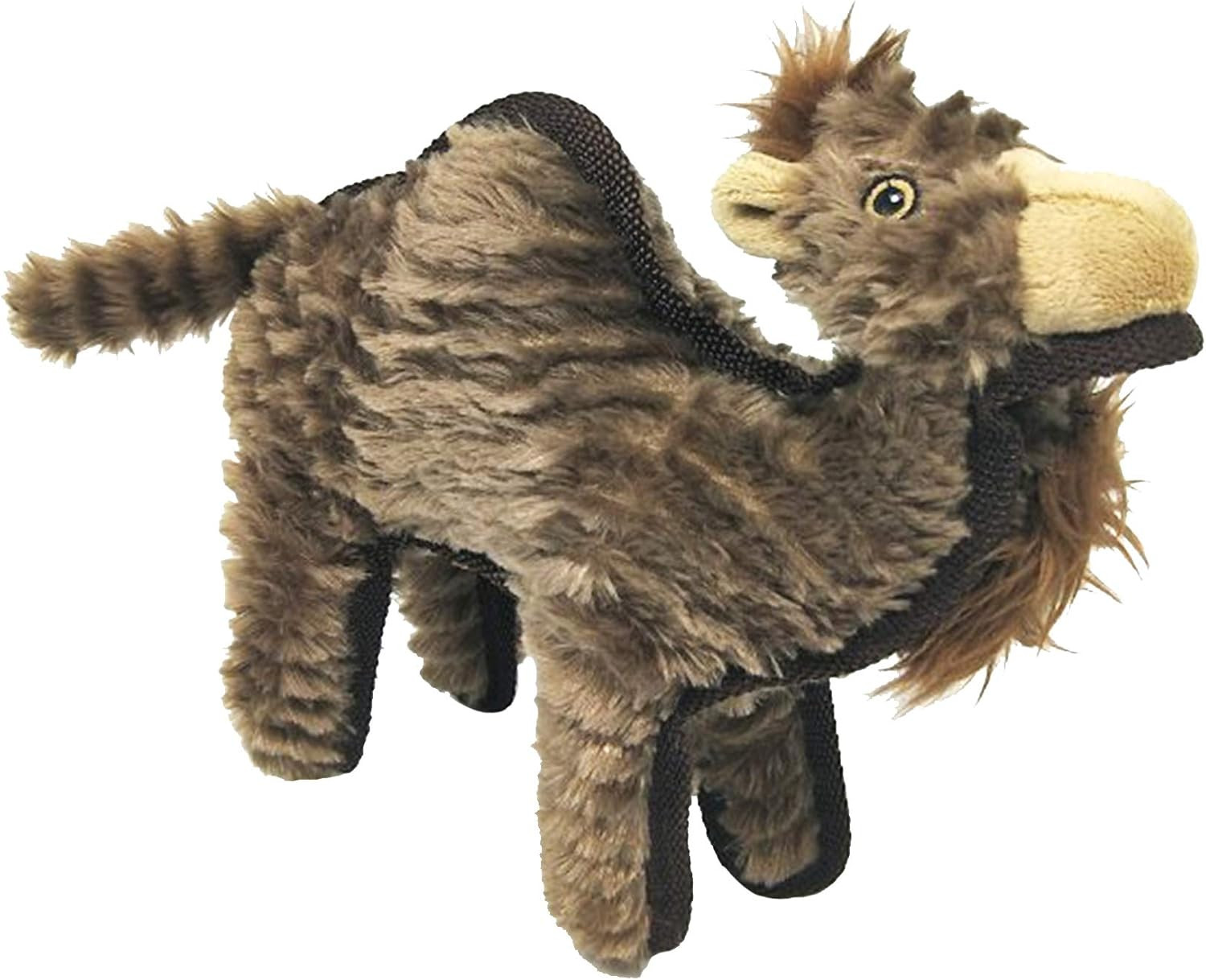 Ruffian Camel Medium Plush Dog Chew Toy with Squeaker