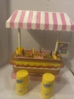 Mattell Barbie California Hot Dog Stand 1987 with Accessories