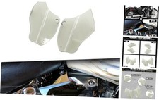 Motorcycle Air Heat Deflector Air Deflector Reflective Saddle Shields Fit Grey