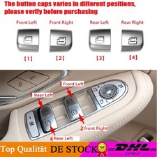 4X Fensterheber Schalter Geh&auml;use Taste R+L f&uuml;r Mercedes W205 S205 C-Klasse DE