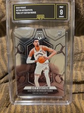 2023-24 Panini Mosaic #282 Victor Wembanyama City Edition Silver Gem Mint 9 RC