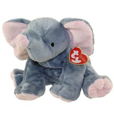 TY Pluffies - WINKS the Elephant 1st Version - Dated 2002 Original Release