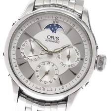ORIS Artelier Complication 7606 Moon phase Silver Dial Automatic Men's_938608