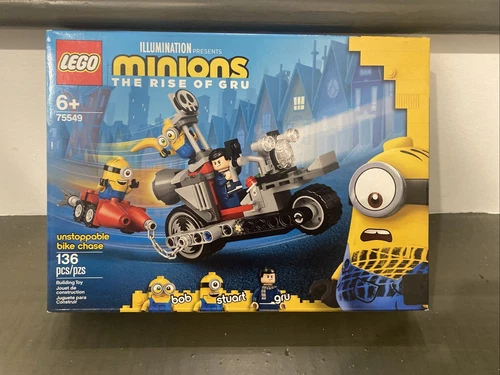 LEGO 75549 Minions The Rise of Gru Unstoppable Bike Chase Retired New Box Sealed