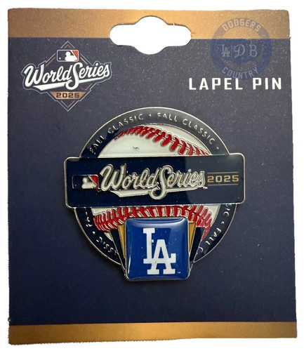 2025 World Series Los Angeles LA Dodgers Logo Pin - NEW - Picture 2 of 2