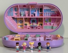 Polly Pocket STAMPIN  SCHOOL Stamper Playset 1992 Vintage Bluebird 100 COMPLETE