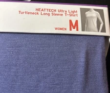 HEATTECH Ultra Light Long Sleeve Turtleneck Women’s M Purple