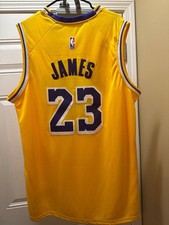 Nike LeBron James  23 Swingman Jersey L.A. Lakers G.O.A.T. Men  s Size-54 2XL