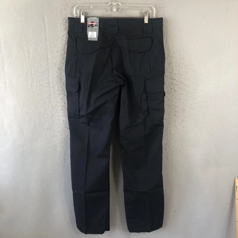 Tru-Spec 24-7 Series Tactical Pants Womens 8 Navy Blue Cargo Ripstop Teflon New - Image 2 of 4